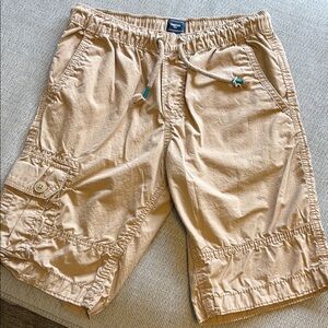 Gap youth Khaki Drawstring Cargo Shorts